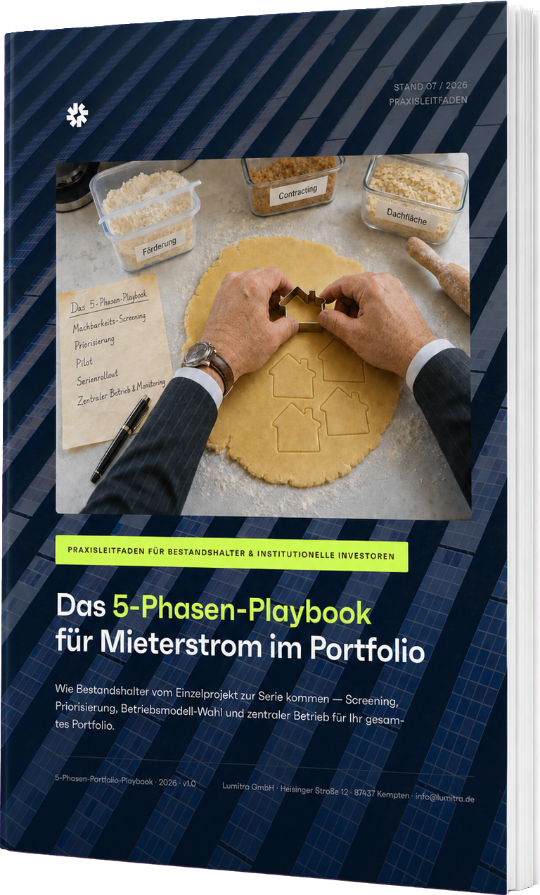 5-Phasen-Playbook Mieterstrom im Portfolio als PDF-Mockup